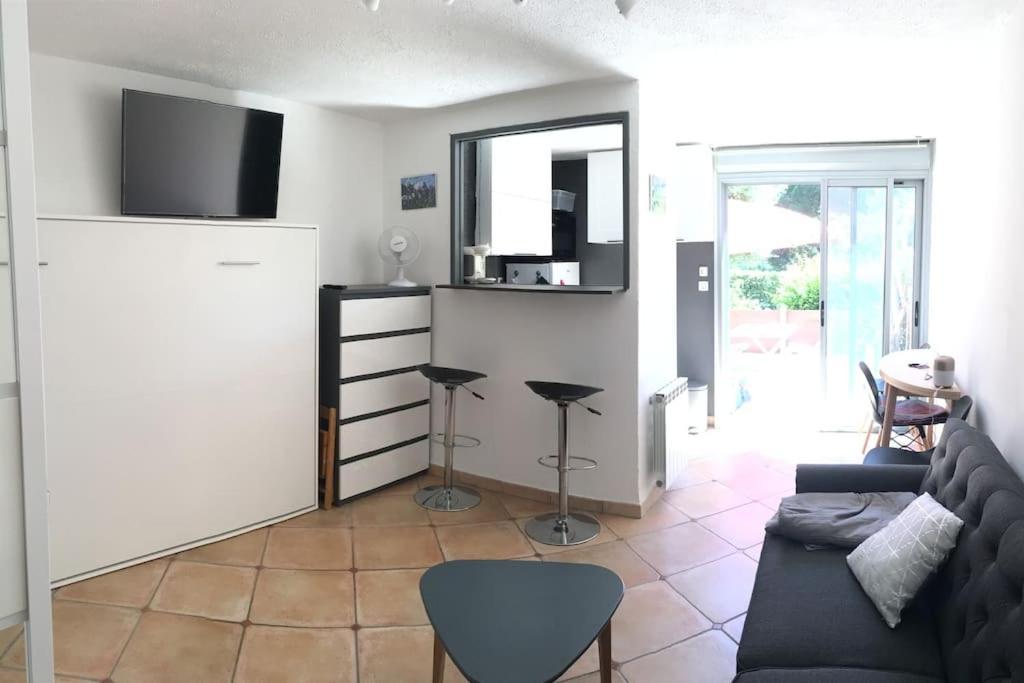 Cap Agde Studio-Cabine Jardin Clos, Port Et Plage 外观 照片